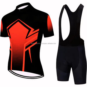 Conjunto de Jersey de ciclismo para hombre al por mayor, diseño de logotipo personalizado, pantalones cortos transpirables de secado rápido, uniformes perfectos - Product Image 3