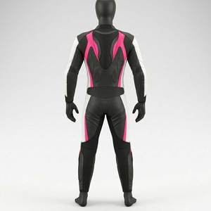 Blouson de moto en cuir unisexe grande taille, imprimé et personnalisé, homologué CE, imperméable et respirant, idéal pour la course estivale - Product Image 2