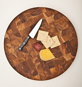 Round Acacia Wood Cutting Board Serving Board Solid Wood <b>Kitchen</b> Chopping Board Food Grade Eco Friendly OEM Supplier - Product Image 3