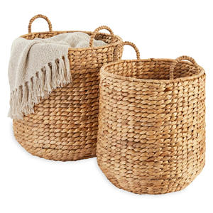 Cestas de regalo sostenibles, cestas de almacenamiento de jacinto de agua natural, cestas de regalo al por mayor. - Product Image 2