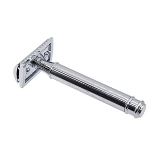 Maquinilla de Afeitar de Seguridad Reutilizable Ecológica de Alta Calidad Profesional con Mango de Aleación de Zinc y Doble Filo de Acero Inoxidable - Product Image 1