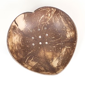 Coconut shell soap holder tray hand-crafted shampoo bar holders <b>bathroom</b> decoration <b>accessory</b> - Product Image 2