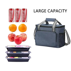 Hot Selling Custom Logo Thermal Lunch Bag 300D Oxford Cooler Bags for Students' Picnics Hot Summer Storage Offer - Product Image 5