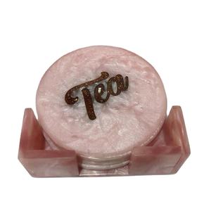 Posavasos de madera y resina con aislamiento térmico personalizado Lametierartz posavasos de soporte de sublimación hechos a mano para uso doméstico - Product Image 1