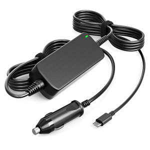 Chargeur de voiture USB-C 100W PD 3.0 à charge rapide, alimentation 5-20V CC pour MacBook, HP, Dell, Lenovo ThinkPad, Surface, Chromebook - Product Image 1