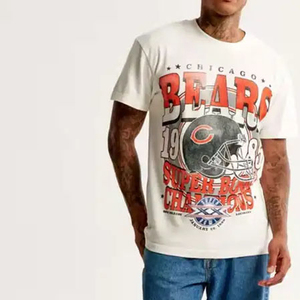 Camiseta Gráfica Vintage para Hombre, Estilo Urbano, Oversize, de Algodón, Hip Hop, Casual, con Estampado - Product Image 1