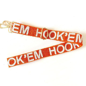 Correa ajustable con cuentas para bolso Go Noles Gameday, asa decorativa con bordado de cuentas de semillas, accesorio de moda - Product Image 6