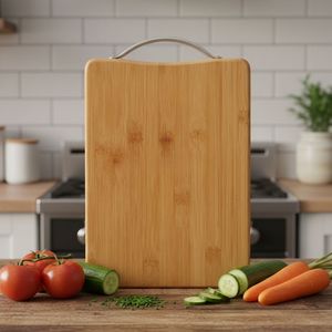 Planche à découper en bois pour chef professionnel, pour la préparation des aliments en cuisine, découper les légumes, les fruits, la viande, le pain - Product Image 6