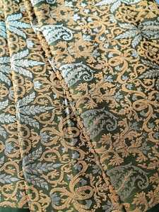 Foliage Pattern Brocade Fabric Polyester Woven Jacquard Upholstery Textile Metallic Finish 58/60 Inch Width - Product Image 2