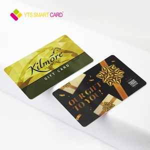 YTS โลโก้ที่กําหนดเองที่ดีที่สุดใหม่พลาสติกพรีเมี่ยมส่วนบุคคลพิมพ์บัตรของขวัญพีวีซีบัตรของขวัญธุรกิจ