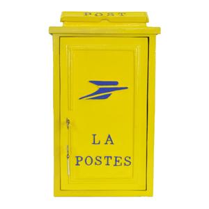 Yellow Coated Custom Color Size & Shape Metal <b>Post</b> <b>Box</b> Handicrafts Weatherproof Wall Mount Letter <b>Box</b> <b>For</b> Lawn Garden <b>Home</b> Decor - Product Image 2