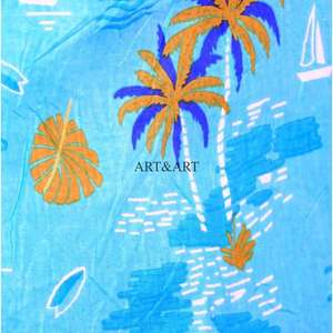 ผ้าฝ้ายอินเดียเนื้อนุ่ม 100% ลายดอกไม้สวยงาม ผ้าไม่ทอ น้ำหนักเบา สำหรับเด็กหญิงและเด็กชาย ขายเป็นหลา เป็นมิตรกับสิ่งแวดล้อม - Product Image 3