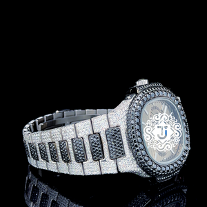 Reloj Mecánico de Moissanita en Oro Rosa TASNIM JEWELLERY, Resistente al Agua 3BAR, para Unisex, Ideal para Fiestas y Clubes de Lujo, Venta al Por Mayor - Product Image 4