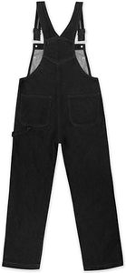 Combinaison en jean noir taille haute pour femme, couleur unie, longueur intégrale, décontractée, respirante, pour le printemps et l'été - Product Image 2