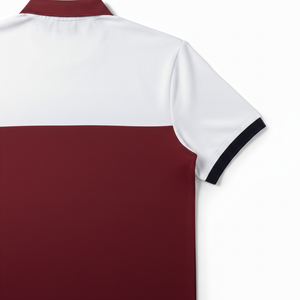 เสื้อโปโลลำลองสไตล์กึ่งทางการ แขนสั้นทรงเข้ารูป คอปก เสื้อกอล์ฟเนื้อผ้านุ่ม ใส่สบายทรงโอเวอร์ไซส์สำหรับผู้ชาย - Product Image 5