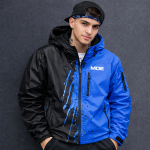 Thermochromic Streetwear Top Heat Reactive Water Reactive Lightweight Windbreaker Waterproof Running <b>jacket</b> for <b>men</b> OEM Supplier - Product Image 3