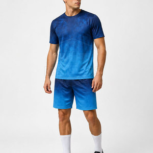 Conjunto de Uniforme de Fútbol Transpirable para Hombre, Jersey y Pantalones Cortos de Secado Rápido, Ideal para Juegos al Aire Libre, Prácticas y Partidos Competitivos - Product Image 4