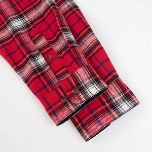 เสื้อเชิ้ตแขนยาวผ้าฝ้าย 100% ติดกระดุม แบบลำลอง แฟชั่นใหม่สำหรับผู้ชาย ใส่ได้ทั้งฤดูใบไม้ผลิและฤดูใบไม้ร่วง ขายส่งเสื้อเชิ้ตผ้าแฟลนเนล - Product Image 6