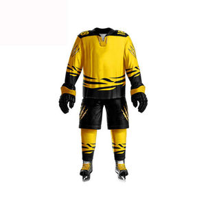 Conjunto de Uniforme de Hockey sobre Hielo Personalizado |   Jersey de Tela que Absorbe la Humedad y Calcetines a Juego |   Servicio OEM Personalizado - Product Image 5