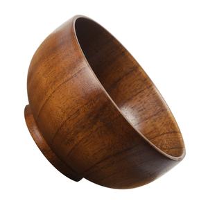 Plateau de service à pâte en bois d'acacia de haute qualité Plateau jetable rond unique pour la maison Hôtel Restaurant Utiliser des bols de pâte chaude-Vente en gros - Product Image 1