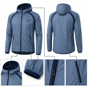Chaqueta Deportiva de Tela Softshell, Chaqueta de Entrenamiento de Fútbol con Puños Elásticos, Chaqueta para Correr, Fabricante de Ropa Deportiva Personalizada OEM - Product Image 6