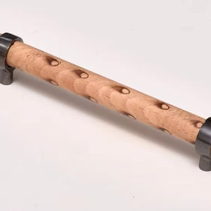 Best Nordic Minimalist <b>Gold</b> Cabinet <b>Door</b> <b>Handle</b> Beech Wood with Long <b>Handle</b> Brass Pull Natural Wood Style for <b>Kitchen</b> Bedroom - Product Image 1