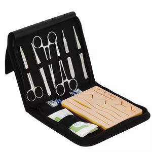 Suture Practice <b>Kit</b> Medical Students <b>Suturing</b> Pad Pre Cut Wounds Training Tools Threads CE ISO OEM by Blush Surgical - Product Image 4