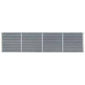 Macetas Grandes y Resistentes de Acero Galvanizado Gris para Jardín Elevado - Product Image 3
