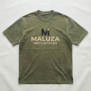 Camiseta Extra Grande de Poliéster/Algodón con Carbón de Bambú, Absorbente de Humedad, Desodorante, Fibra Natural, Ecológica, Transpirable, Informal - Product Image 1