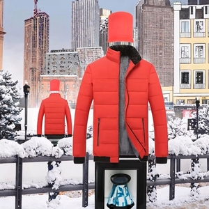 Veste coupe-vent décontractée pour homme à capuche et demi-zip, imperméable et respirante, avec grande poche avant, logo personnalisé, service OEM - Product Image 1