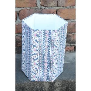 Poubelle en papier imprimé à la main, poubelle en carton imprimé Floral, poubelle décorative pour la maison, nouvelle collection - Product Image 3