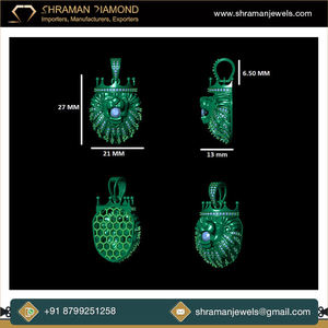 Pendentifs et breloques de joaillerie fine en argent 925 pour hommes, style Hip Hop, personnalisés, motif tête de lion glacée avec couronne, plaqué or, Moissanite VVS, pour soirée - Product Image 2