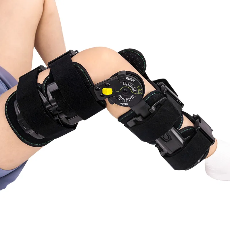 TJ-KM029 사용하기 쉬운 조정 가능한 골관절염 무릎 보호대 의료 정형 소아 무릎 발목 발 스폰지 보조기