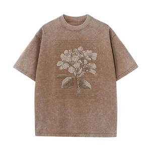 เสื้อยืดพิมพ์ลายดิจิทัลสำหรับผู้ชาย สไตล์ลำลอง คอกลม แขนสั้น ผ้าถักเนื้อฟลีซ 180 กรัม ผ้าฝ้าย 100% ระบายอากาศได้ดี - Product Image 5