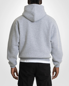 Sudaderas Clásicas de Invierno con Cierre, Forro Polar Cepillado, Algodón, Ropa Casual, Diseño de Logotipo Personalizado, Alta Calidad, Vintage, 450GSM, Corte Holgado - Product Image 5