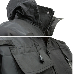 Veste de sécurité pour homme de qualité supérieure, couleur personnalisée, classe 1 ANSI, imperméable, bande réfléchissante LED, taille plus - Product Image 3