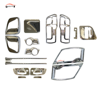 Ensemble complet d'accessoires de couleur chrome pour Nissan NV350 URVAN E26 2018-2025 Kit de chrome extérieur Accessoires de mise à niveau