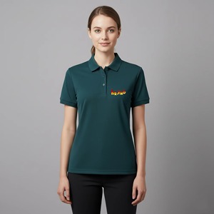 Camisetas Polo para Mujer, Diseño Más Popular, Camiseta Polo Personalizada para Mujer, Camiseta Polo de Golf de Manga Corta Color Rosa para Mujer, de la Mejor Calidad - Product Image 1