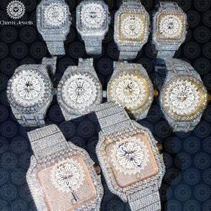 Reloj Cuadrado de Acero Inoxidable de Lujo Charm_Jewells, 38 mm, Analógico, de Cuarzo, para Hombre, con Correa de Moda y Cierre Plegable - Product Image 5