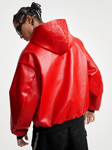 Veste en cuir personnalisée pour homme, modèle 2026, décontractée, coupe ajustée, élégante, vêtement masculin - Product Image 5