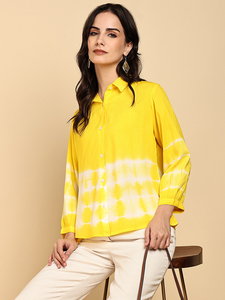 Camisa de satén elegante de alta calidad para mujer, ideal para fiestas y eventos nocturnos, de fabricante indio a precio de mayoreo. - Product Image 4