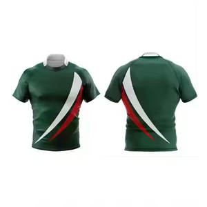 Maillot de rugby unisexe personnalisable, sublimation, broderie et impression, maillots de football américain et de rugby - Product Image 3