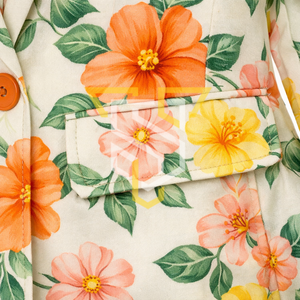 Vestido Casual de Verano para Mujer con Estampado Floral, Manga Tres Cuartos, Corte Holgado, Transpirable, Duradero y de Secado Rápido, Ajuste Regular - Product Image 6