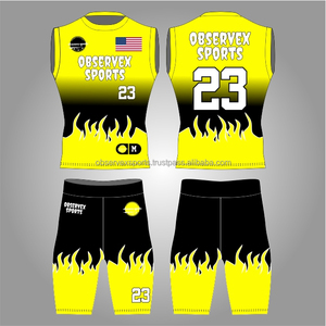Uniforme de Fútbol Americano 7v7, Compresión, Personalizado, de la Mejor Calidad, Uniformes de Flag Football Personalizados para Jóvenes, Conjunto de Camiseta 7on7 - Product Image 1
