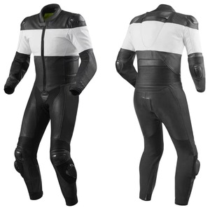 Combinaison de moto intégrale en cuir 2026 pour homme, équipement de course avec protections pour la conduite sur circuit, sur route et en aventure - Product Image 1