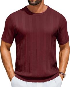 T-shirt uni marron pour homme, léger, respirant, décontracté, à manches courtes, tissu doux, tee-shirt uni pour tous les jours - Product Image 2