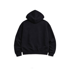 เสื้อฮู้ดดี้ผู้ชายผ้าฝ้ายพรีเมียมแบบซิป ทรงโอเวอร์ไซส์ สไตล์สตรีทแวร์ หนานุ่ม ผลิตเสื้อผ้าจำนวนมาก - Product Image 3