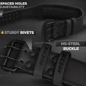 Cinturón de Levantamiento de Pesas para Entrenamiento en Gimnasio, Cinturón de Soporte de Fuerza con Logotipo Personalizado, Tamaño y Color por BURAQ MMA SPORTS - Product Image 3