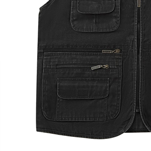 Chaleco Cargo Informal Multibolsillos Ligero y Transpirable para Invierno, Chaleco Cargo de Alta Calidad para Exteriores con Logotipo Personalizado - Product Image 5