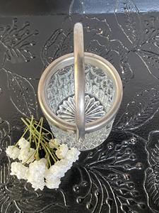 Seau à glace compact en verre avec poignée en métal pour bar, club ou usage domestique – Refroidisseur de boissons, vin, bière et champagne – Accessoire de fête - Product Image 3